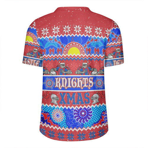Newcastle Knights Christmas Aboriginal Custom Rugby Jersey - Indigenous Knitted Ugly Xmas Style Rugby Jersey Newcastle Knights Christmas Aboriginal Custom Rugby Jersey - Indigenous Knitted Ugly Xmas Style Rugby Jersey