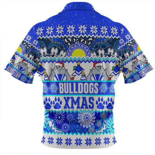 Canterbury-Bankstown Bulldogs Christmas Aboriginal Custom Zip Polo Shirt - Indigenous Knitted Ugly Xmas Style Zip Polo Shirt Canterbury-Bankstown Bulldogs Christmas Aboriginal Custom Zip Polo Shirt - Indigenous Knitted Ugly Xmas Style Zip Polo Shirt