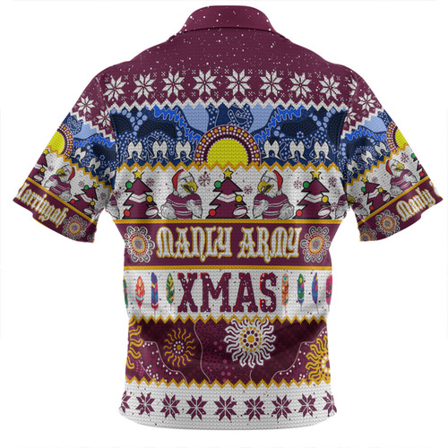 Manly Warringah Sea Eagles Christmas Aboriginal Custom Zip Polo Shirt - Indigenous Knitted Ugly Xmas Style Zip Polo Shirt Manly Warringah Sea Eagles Christmas Aboriginal Custom Zip Polo Shirt - Indigenous Knitted Ugly Xmas Style Zip Polo Shirt