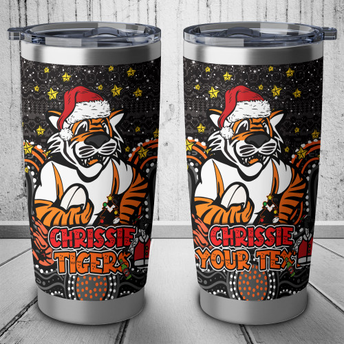 Wests Tigers Tumbler - Christmas Knit Patterns Vintage Jersey Ugly