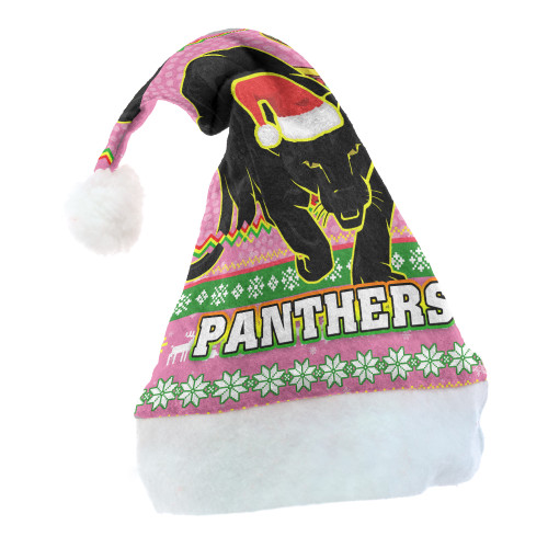 Penrith Panthers Christmas Hat - Ugly Xmas And Aboriginal Patterns For Die Hard Fan