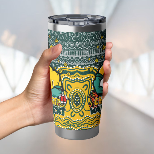 Australia Wallabies Tumbler - Christmas Knit Patterns Vintage Jersey Ugly Australia Wallabies Tumbler - Christmas Knit Patterns Vintage Jersey Ugly