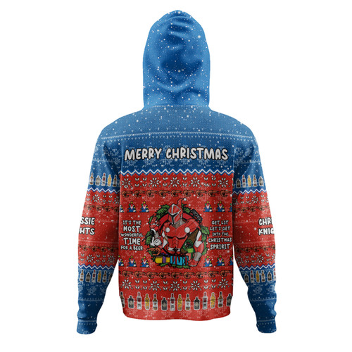 Newcastle Knights Christmas Custom Hoodie - Chrissie Spirit Hoodie Newcastle Knights Christmas Custom Hoodie - Chrissie Spirit Hoodie