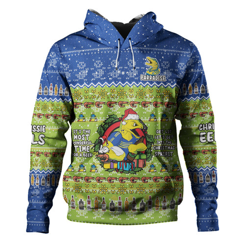 Parramatta Eels Christmas Custom Hoodie - Chrissie Spirit Hoodie