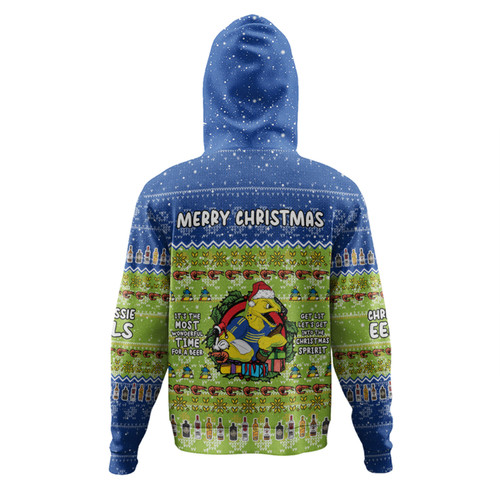 Parramatta Eels Christmas Custom Hoodie - Chrissie Spirit Hoodie