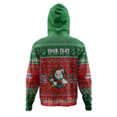 South Sydney Rabbitohs Custom Hoodie - Chrissie Spirit Hoodie South Sydney Rabbitohs Custom Hoodie - Chrissie Spirit Hoodie
