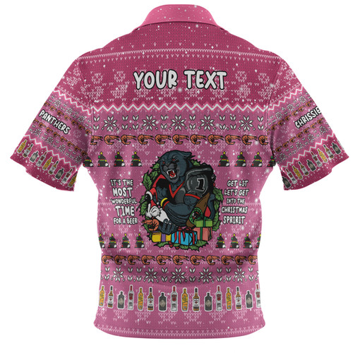 Penrith Panthers Christmas Custom Hawaiian Shirt - Chrissie Spirit Hawaiian Shirt Penrith Panthers Christmas Custom Hawaiian Shirt - Chrissie Spirit Hawaiian Shirt