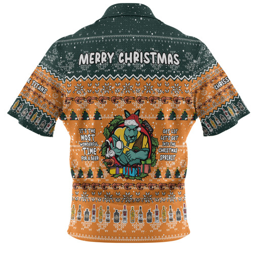 Australia Wallabies Christmas Custom Hawaiian Shirt - Chrissie Spirit Hawaiian Shirt Australia Wallabies Christmas Custom Hawaiian Shirt - Chrissie Spirit Hawaiian Shirt