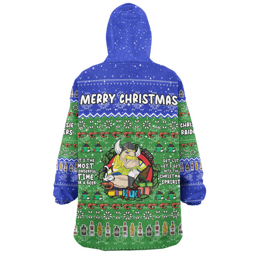 Canberra Raiders Christmas Custom Snug Hoodie - Chrissie Spirit Snug Hoodie Canberra Raiders Christmas Custom Snug Hoodie - Chrissie Spirit Snug Hoodie