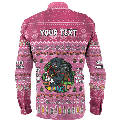 Penrith Panthers Christmas Custom Long Sleeve Shirt - Chrissie Spirit Long Sleeve Shirt Penrith Panthers Christmas Custom Long Sleeve Shirt - Chrissie Spirit Long Sleeve Shirt