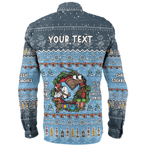 New South Wales Cockroaches Christmas Custom Long Sleeve Shirt - Chrissie Spirit Long Sleeve Shirt New South Wales Cockroaches Christmas Custom Long Sleeve Shirt - Chrissie Spirit Long Sleeve Shirt