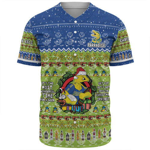 Parramatta Eels Christmas Custom Baseball Shirt - Chrissie Spirit Baseball Shirt