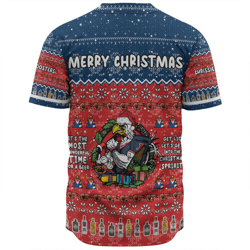 Sydney Roosters Christmas Custom Baseball Shirt - Chrissie Spirit Baseball Shirt Sydney Roosters Christmas Custom Baseball Shirt - Chrissie Spirit Baseball Shirt