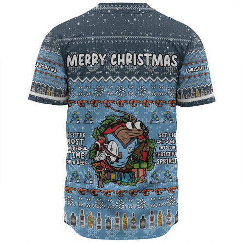 New South Wales Cockroaches Christmas Custom Baseball Shirt - Chrissie Spirit Baseball Shirt New South Wales Cockroaches Christmas Custom Baseball Shirt - Chrissie Spirit Baseball Shirt