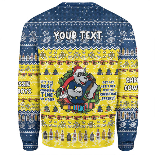 North Queensland Cowboys Christmas Custom Sweatshirt - Chrissie Spirit Sweatshirt North Queensland Cowboys Christmas Custom Sweatshirt - Chrissie Spirit Sweatshirt