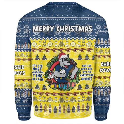 North Queensland Cowboys Christmas Custom Sweatshirt - Chrissie Spirit Sweatshirt North Queensland Cowboys Christmas Custom Sweatshirt - Chrissie Spirit Sweatshirt