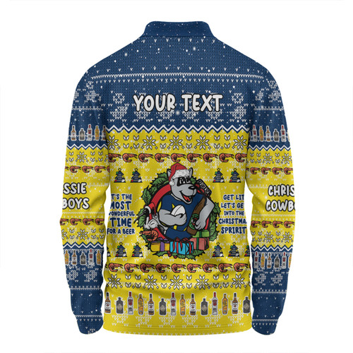 North Queensland Cowboys Christmas Custom Long Sleeve Polo Shirt - Chrissie Spirit Long Sleeve Polo Shirt North Queensland Cowboys Christmas Custom Long Sleeve Polo Shirt - Chrissie Spirit Long Sleeve Polo Shirt