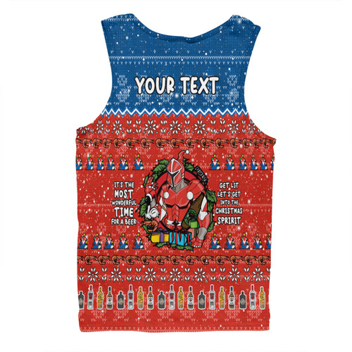 Newcastle Knights Christmas Custom Men Singlet - Chrissie Spirit Men Singlet Newcastle Knights Christmas Custom Men Singlet - Chrissie Spirit Men Singlet