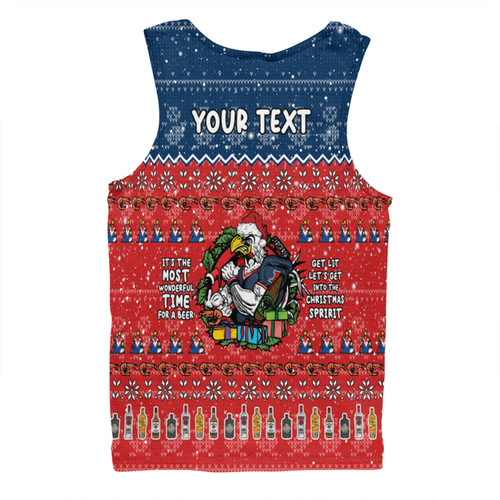 Sydney Roosters Christmas Custom Men Singlet - Chrissie Spirit Men Singlet Sydney Roosters Christmas Custom Men Singlet - Chrissie Spirit Men Singlet