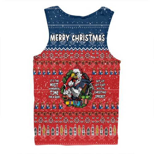 Sydney Roosters Christmas Custom Men Singlet - Chrissie Spirit Men Singlet Sydney Roosters Christmas Custom Men Singlet - Chrissie Spirit Men Singlet