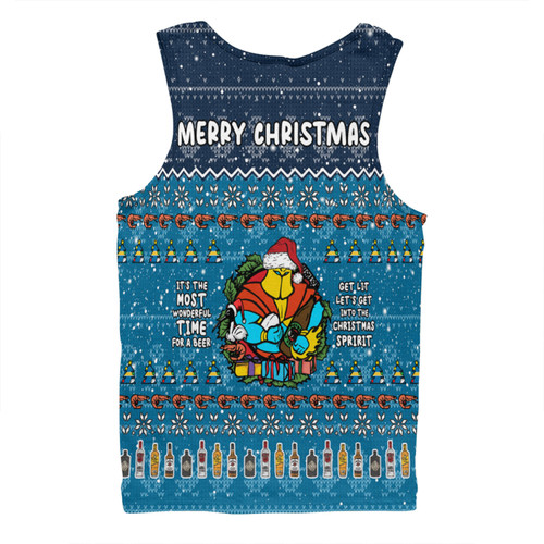 Gold Coast Titans Christmas Custom Men Singlet - Chrissie Spirit Men Singlet