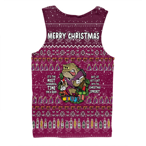 North Queensland Cowboys Christmas Custom Men Singlet - Chrissie Spirit Men Singlet North Queensland Cowboys Christmas Custom Men Singlet - Chrissie Spirit Men Singlet
