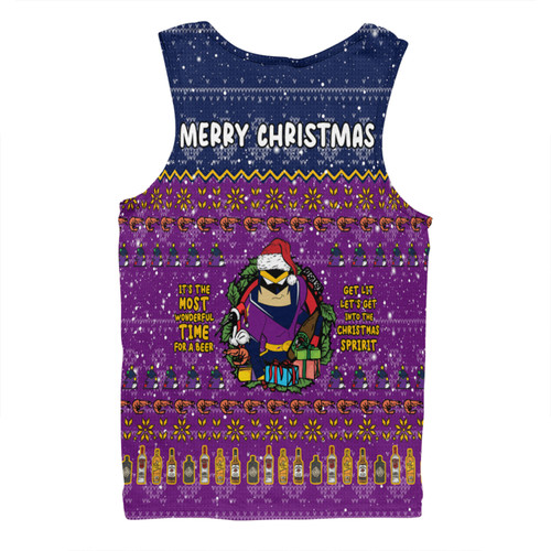 Melbourne Storm Christmas Custom Men Singlet - Chrissie Spirit Men Singlet Melbourne Storm Christmas Custom Men Singlet - Chrissie Spirit Men Singlet