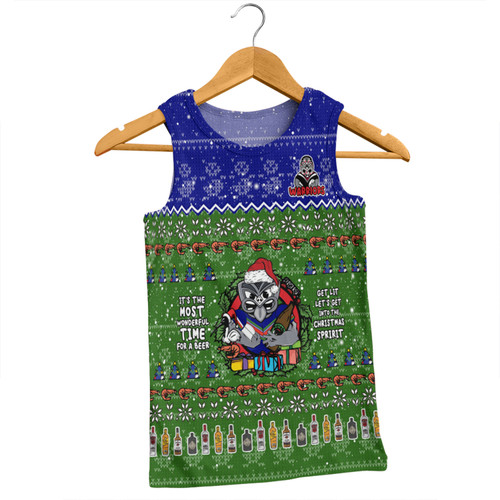 New Zealand Warriors Christmas Custom Men Singlet - Chrissie Spirit Men Singlet