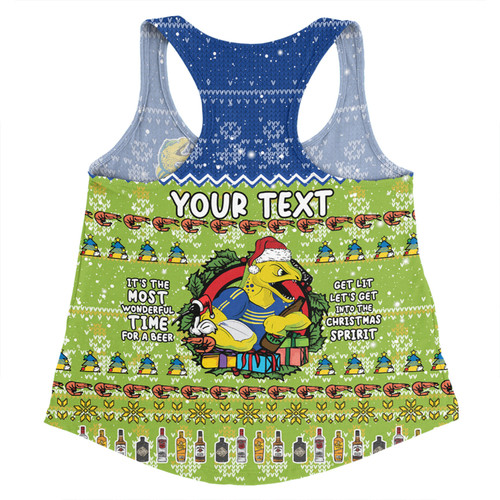 Parramatta Eels Christmas Custom Women Racerback Singlet - Chrissie Spirit Women Racerback Singlet Parramatta Eels Christmas Custom Women Racerback Singlet - Chrissie Spirit Women Racerback Singlet