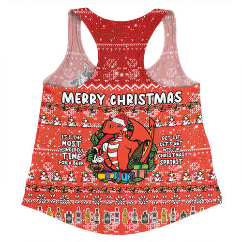 St. George Illawarra Dragons Christmas Custom Women Racerback Singlet - Chrissie Spirit Women Racerback Singlet St. George Illawarra Dragons Christmas Custom Women Racerback Singlet - Chrissie Spirit Women Racerback Singlet
