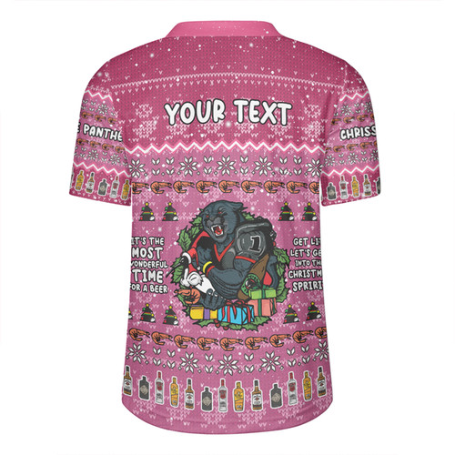 Penrith Panthers Christmas Custom Rugby Jersey - Chrissie Spirit Rugby Jersey Penrith Panthers Christmas Custom Rugby Jersey - Chrissie Spirit Rugby Jersey