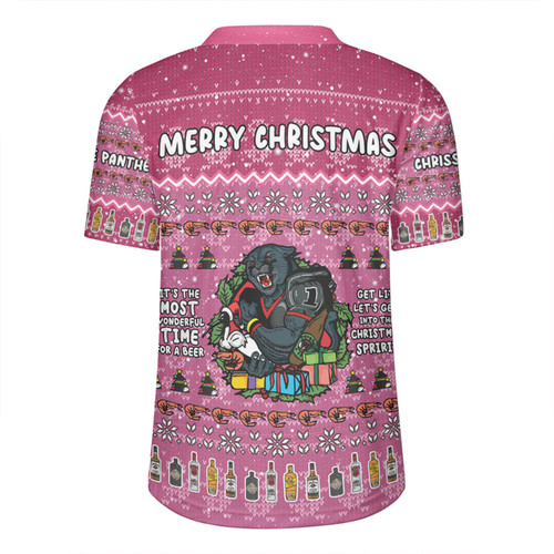 Penrith Panthers Christmas Custom Rugby Jersey - Chrissie Spirit Rugby Jersey Penrith Panthers Christmas Custom Rugby Jersey - Chrissie Spirit Rugby Jersey
