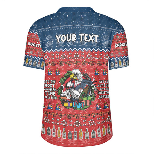 Sydney Roosters Christmas Custom Rugby Jersey - Chrissie Spirit Rugby Jersey Sydney Roosters Christmas Custom Rugby Jersey - Chrissie Spirit Rugby Jersey