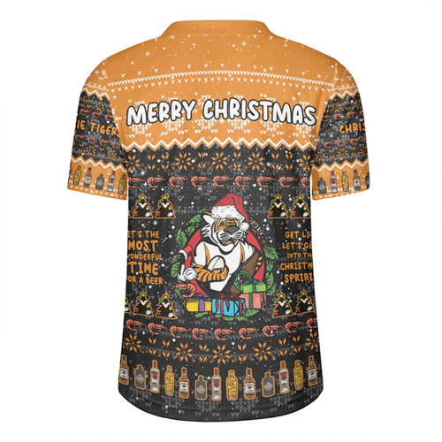 Wests Tigers Christmas Custom Rugby Jersey - Chrissie Spirit Rugby Jersey Wests Tigers Christmas Custom Rugby Jersey - Chrissie Spirit Rugby Jersey