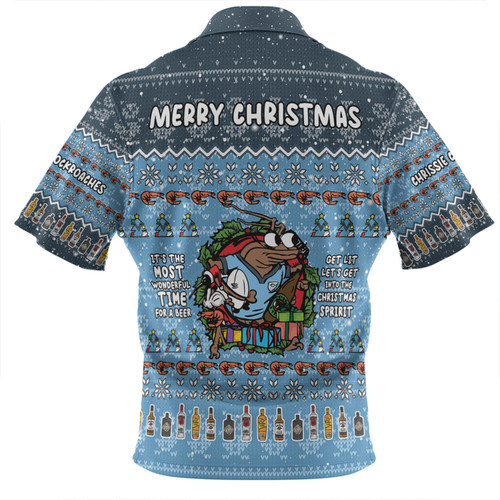 New South Wales Cockroaches Christmas Custom Zip Polo Shirt - Chrissie Spirit Zip Polo Shirt New South Wales Cockroaches Christmas Custom Zip Polo Shirt - Chrissie Spirit Zip Polo Shirt
