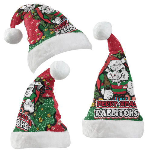 South Sydney Rabbitohs Hat - Merry Christmas Our Beloved Team With Aboriginal Dot Art Pattern South Sydney Rabbitohs Hat - Merry Christmas Our Beloved Team With Aboriginal Dot Art Pattern
