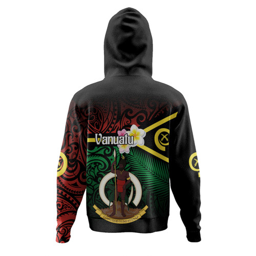 Australia  South Sea Islanders Hoodie - Vanuatu Special Original Flag In Polynesian Style Hoodie Australia  South Sea Islanders Hoodie - Vanuatu Special Original Flag In Polynesian Style Hoodie