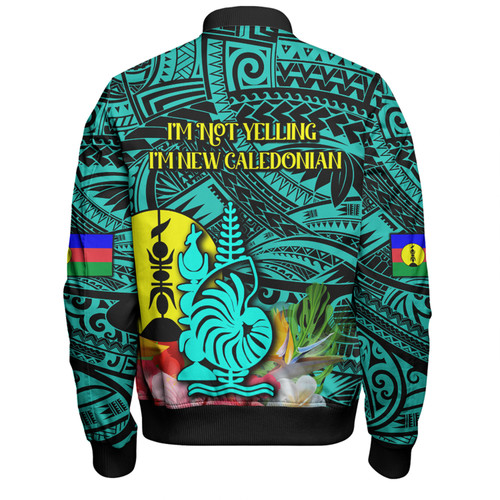 Australia  South Sea Islanders Bomber Jacket - I'm New Caledonian With Polynesian Tropical Style Bomber Jacket Australia  South Sea Islanders Bomber Jacket - I'm New Caledonian With Polynesian Tropical Style Bomber Jacket