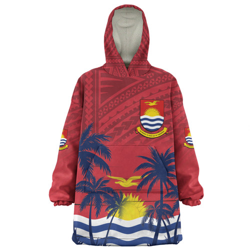 Australia  South Sea Islanders Snug Hoodie - Gilbert Islands In Polynesian Pattern With Coconut Trees Snug Hoodie