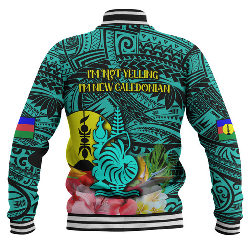 Australia  South Sea Islanders Baseball Jacket - I'm New Caledonian With Polynesian Tropical Style Baseball Jacket Australia  South Sea Islanders Baseball Jacket - I'm New Caledonian With Polynesian Tropical Style Baseball Jacket