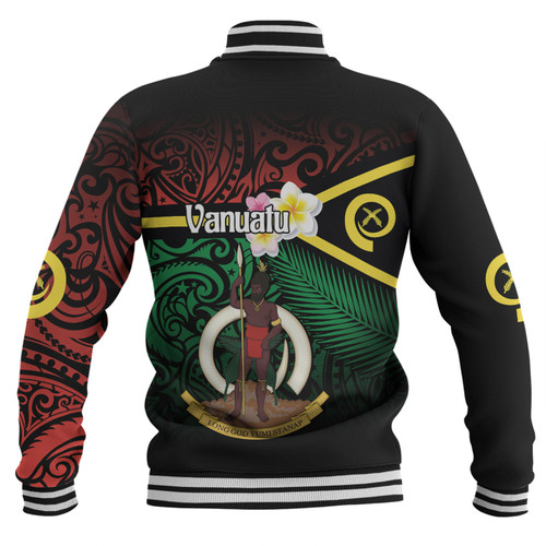 Australia  South Sea Islanders Baseball Jacket - Vanuatu Special Original Flag In Polynesian Style Baseball Jacket Australia  South Sea Islanders Baseball Jacket - Vanuatu Special Original Flag In Polynesian Style Baseball Jacket