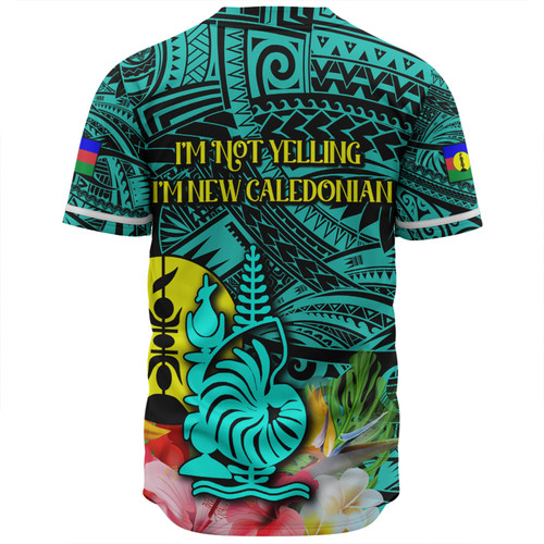 Australia  South Sea Islanders Baseball Shirt - I'm New Caledonian With Polynesian Tropical Style Baseball Shirt Australia  South Sea Islanders Baseball Shirt - I'm New Caledonian With Polynesian Tropical Style Baseball Shirt