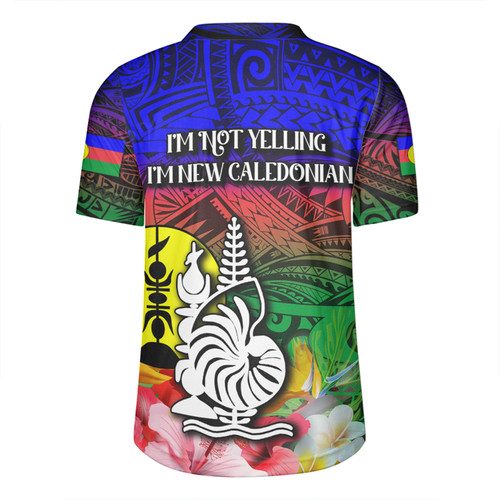 Australia  South Sea Islanders Rugby Jersey - I'm New Caledonian In Polynesian Style With Tropical Hibiscus Flowers Rugby Jersey