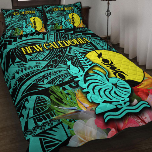 Australia  South Sea Islanders Quilt Bed Set - I'm New Caledonian With Polynesian Tropical Style Quilt Bed Set