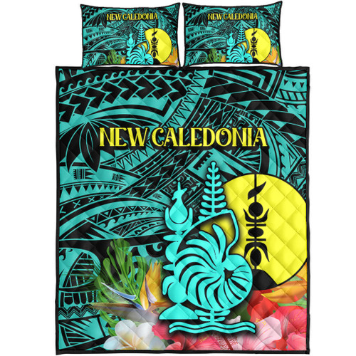 Australia  South Sea Islanders Quilt Bed Set - I'm New Caledonian With Polynesian Tropical Style Quilt Bed Set Australia  South Sea Islanders Quilt Bed Set - I'm New Caledonian With Polynesian Tropical Style Quilt Bed Set