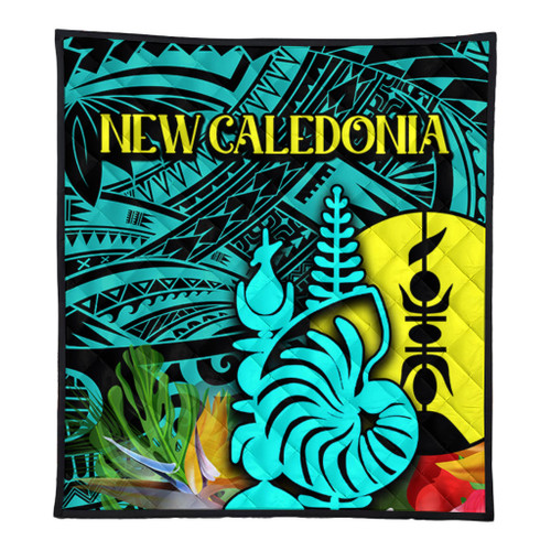 Australia  South Sea Islanders Quilt - I'm New Caledonian With Polynesian Tropical Style Quilt Australia  South Sea Islanders Quilt - I'm New Caledonian With Polynesian Tropical Style Quilt