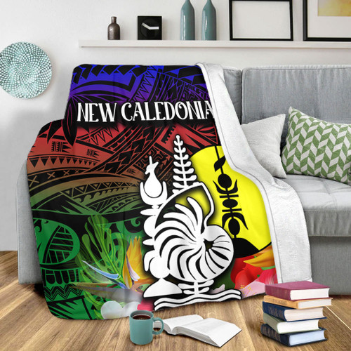 Australia  South Sea Islanders Blanket - I'm New Caledonian In Polynesian Style With Tropical Hibiscus Flowers Blanket Australia  South Sea Islanders Blanket - I'm New Caledonian In Polynesian Style With Tropical Hibiscus Flowers Blanket