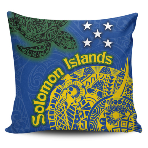 Australia  South Sea Islanders Pillow Cases - Proud To Be Solomon Islander In Polynesian Pattern Inspired Pillow Cases Australia  South Sea Islanders Pillow Cases - Proud To Be Solomon Islander In Polynesian Pattern Inspired Pillow Cases