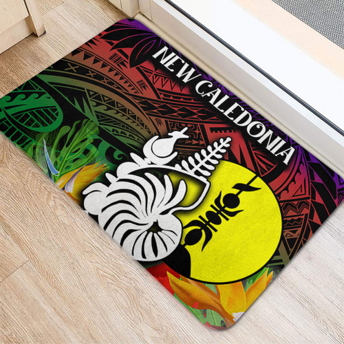 Australia  South Sea Islanders Doormat - I'm New Caledonian In Polynesian Style With Tropical Hibiscus Flowers Doormat Australia  South Sea Islanders Doormat - I'm New Caledonian In Polynesian Style With Tropical Hibiscus Flowers Doormat
