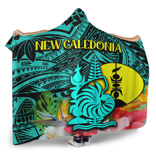 Australia  South Sea Islanders Hooded Blanket - I'm New Caledonian With Polynesian Tropical Style Hooded Blanket Australia  South Sea Islanders Hooded Blanket - I'm New Caledonian With Polynesian Tropical Style Hooded Blanket